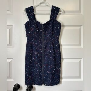 BCBGeneration Exposed Zipper Cocktail Dress